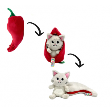 PELUCHE FLIPETZ PIMENT/CHAT